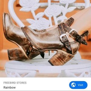 Freebird “Rainbow” boots size 7